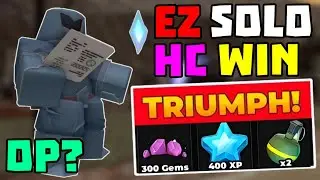 SOLO Hardcore победа с New Accelerator + полный гайд | TDS Tower Defense Simulator