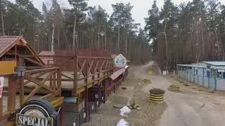 Przedwiośnie w Makowie. Dron nad turystyczną miejscowością w gminie Iława