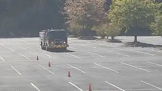 Fire Truck Driving Test (Don't hit the CONES!)