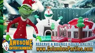 Winter Holiday Themed Bounce House Rentals Columbus Ohio, Grove City Oh, Cincinnati, Dayton -beyond