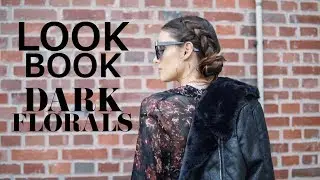Lookbook Fall 2017 | How to style dark florals ft. Zara, Mango, H&M
