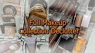 Full Makeup Collection Declutter