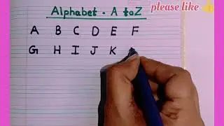 👉How to Write Uppercase letters |Capital letters for beginners | A to Z | Alphabet #abcd 
