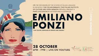 Panel discussion with author and illustrator Emiliano Ponzi on &ldquo;Italian between words and images&rdquo;