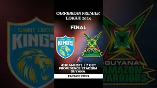 ST.LUCIA  vs GUYANA | FINAL |  FANTASY PICKS| CPL 2024 |#FantasyCricket#Cpl2024#Prediction#Cricket