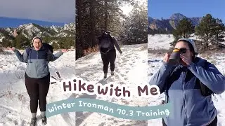Off season training for a half ironman (thanksgiving hike up South Boulder Peak)
