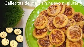 GALLETAS DE MAÍZ SIN HUEVO SE DERRITEN EN TU BOCA SIN HORNO