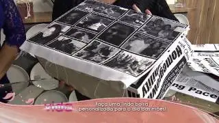 Faça uma linda bolsa personalizada para o dia das mães!