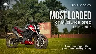 Most Loaded KTM Duke 390 in India | Jay&rsquo;s Insane Modified Duke 390 | ROAR Ayodhya