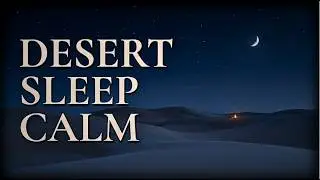 Desert Night Ambient for Deep Sleep — Calm Tribal Night Soundscape | 1 Hour