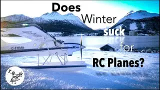 Does winter suck for RC planes? Let's try the DHC Turbo Beaver with skis/floats on the snow! Review