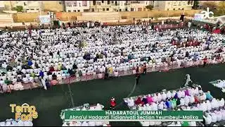 Vue de ciel de la Hadaratul Jummah populaire de Abna’ul Hadarati Tidianiyati section Yeumbeul-Malika