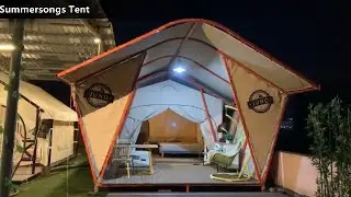 special design hotel resort tourist glamping lodge Safari tent