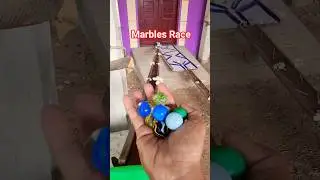 Nine Marbles Race ASMR |Relaxing Marble Sounds #satisfying