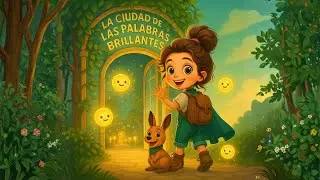 Spanish Story for Kids 🇪🇸✨ | The City of Bright Words | Learn Spanish with a Story