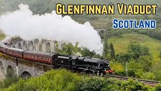 Hogwarts Express -  Glenfinnan Viaduct Scotland -  Harry Potter Train Bridge