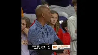 🚨 MEMPHIS UPSETS NO. 16 CLEMSON IN OVERTIME 🚨