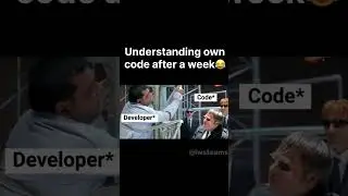 Understanding own code after a week😂#memer #webdesign #memesvideo #developerlife