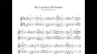 play Clarinet- The last rose of summer