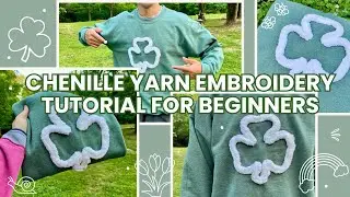 Chenille Yarn Embroidery Tutorial for Beginners | Multi Needle Embroidery Machine Tutorial