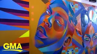 &lsquo;GMA&rsquo; honors a Black muralist pushing for social change l GMA