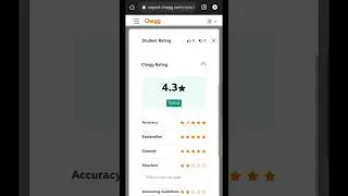 Chegg answer review. ✅#cheggindia #collegelife