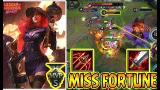 MISSFORTUNE WILD RIFT BEST BUILD COUNTER NERF | MISSFORTUNE WILD RIFT GUIDE BEST ADC LANE