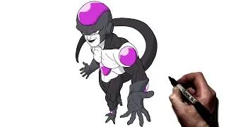 How To Draw Black Frieza | Step By Step | Dragon Ball
