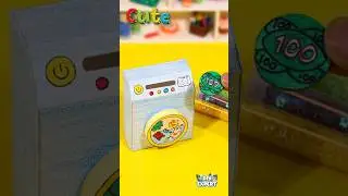 DIY Miniature Coin Bank Box Craft!  #diy #artandcraft #papercraft #lock  #bank #coin #mini #shorts