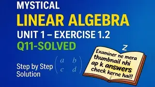 Elementary Linear Algebra Howard Anton Ex 1.2 Q11 solution in Urdu/Hindi #LinearAlgebra #HowardAnton