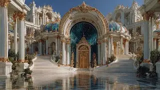 Inside a Monumental Sapphire Palace | Ultra Luxury Fantasy Architecture