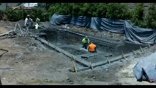 How To Build a Swimming Pool Timelapse