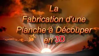 3D END GRAIN CUTTING BOARD / PLANCHE 3D GRAIN DEBOUT