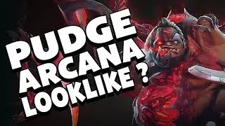 Dota 2 Pudge Arcana preview , mix with Golden Scavenging Guttleslug (immortal)