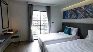 Cross Vibe Sukhumvit Bangkok Hotel - a budget hotel near BTS On Nut station ( 2022.9.23 )