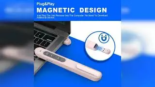 Review: QUI Presentation Clicker for PowerPoint, RF 2.4GHz USB Wireless Presenter Remote with ...