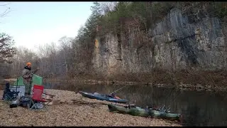 Multi Day Kayak Fishing/Camping for Ozark Smallies in November | Part 1 of 2