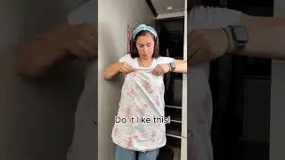 Wrap your towel around your body like this!