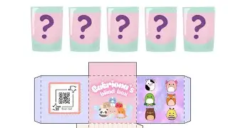 DIY Squishmallows Blind Box | My First ASMR Unboxing 