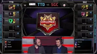 Tick Trick and Duck vs Storm Games Clan | Game 1 Quarter Finals EU Challenger Series #1 | TTD vs SGC