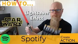HOW to get the Star Wars LIGHTSABER EFFECT in SPOTIFY?!