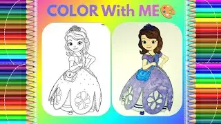 Princess Sofia |👑 Sofia the first| coloring for kids | coloring pages | coloring books | cartoon