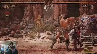 Conan the Barbarian MK1 Kombat Kast Live Stream Watch & Review - Mortal Kombat 1