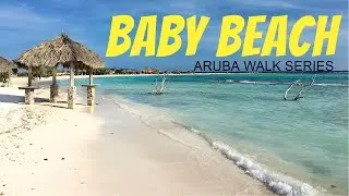 Late afternoon walk at Baby Beach Aruba
