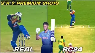 RC24 vs REAL | Suryakumar Yadav's Premium Shots Comparison