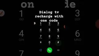 Dialog television account recharge to with out call #$ Like and share video ☺👆👆