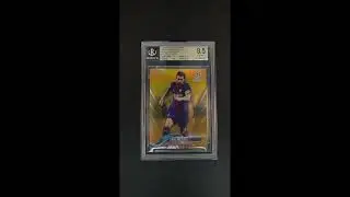 2017 Topps Chrome UEFA Gold Refractor Lionel Messi /50 #1 BGS 9.5 GEM MINT