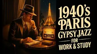 Relaxing 1940's Gypsy Jazz &ndash; Vintage Paris Background Music for Work & Study