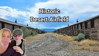 Exploring a Historic Desert Airfield in Utah #travelvlog #utah #militaryhistory #exploringhistory