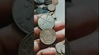 1994 5 rs ilo Coin n 1 Rupee Cross Coin #5rupeescoin #1rupeecoin #shortsfeed